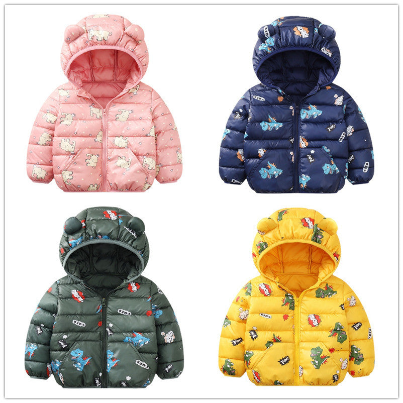Baby Kid Unisex Letters Dinosaur Polka dots Animals Star Print Jackets&Outwears Wholesale 211214498