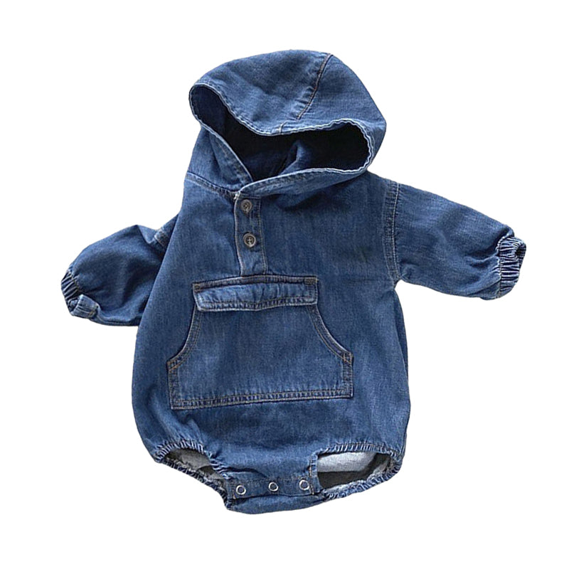 Baby Unisex Solid Color Rompers Wholesale 211214594