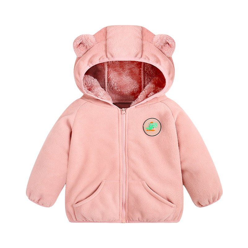 Baby Kid Unisex Animals Cartoon Print Jackets Outwears Wholesale 211214720