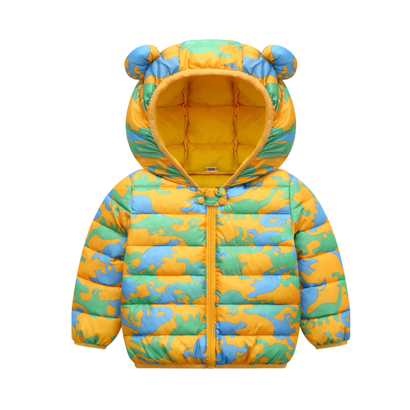 Baby Kid Unisex Flower Dinosaur Print Jackets Outwears Wholesale 21121480