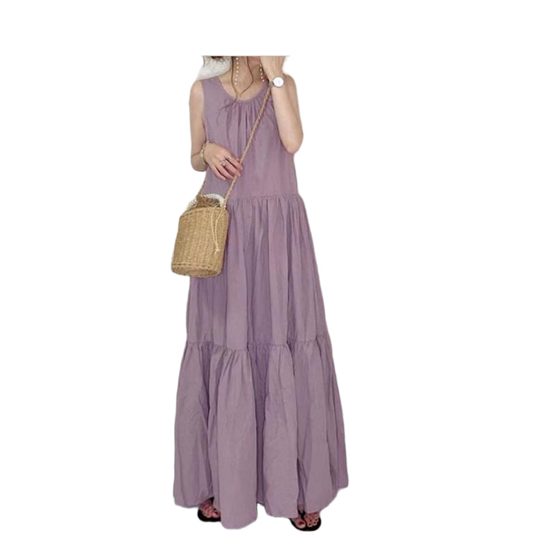Women Solid Color Dresses Wholesale 211220100
