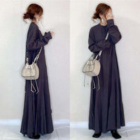 Load image into Gallery viewer, Women Solid Color Dresses Wholesale 211220111
