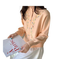 Load image into Gallery viewer, Women Flower Crochet Embroidered Cardigan Wholesale 2112221565

