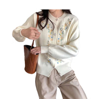 Load image into Gallery viewer, Women Flower Crochet Embroidered Cardigan Wholesale 2112221565
