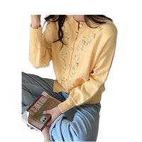 Load image into Gallery viewer, Women Flower Crochet Embroidered Cardigan Wholesale 2112221565
