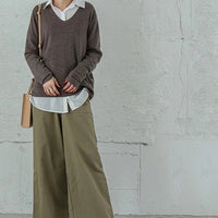 Load image into Gallery viewer, Women Solid Color Pants Wholesale 2112221580
