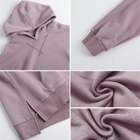 Load image into Gallery viewer, Women Solid Color Hoodies Swearshirts Wholesale 2112221593
