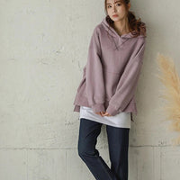 Load image into Gallery viewer, Women Solid Color Hoodies Swearshirts Wholesale 2112221593
