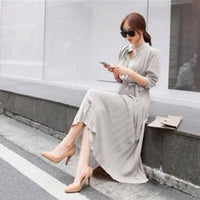 Load image into Gallery viewer, Women Solid Color Dresses Wholesale 2112221865
