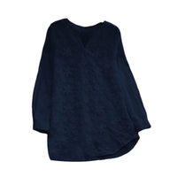 Load image into Gallery viewer, Women Solid Color Flower Embroidered Tops Wholesale 2112221867
