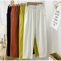 Load image into Gallery viewer, Women Solid Color Pants Wholesale 2112221877
