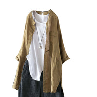 Load image into Gallery viewer, Women Solid Color Blouses Wholesale 2112221878
