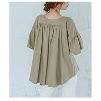 Load image into Gallery viewer, Women Solid Color Tops Wholesale 2112221914
