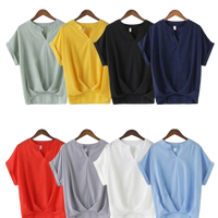 Load image into Gallery viewer, Women Solid Color Tops Wholesale 2112221940
