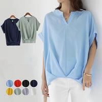 Load image into Gallery viewer, Women Solid Color Tops Wholesale 2112221940
