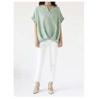 Load image into Gallery viewer, Women Solid Color Tops Wholesale 2112221940
