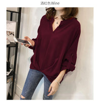 Load image into Gallery viewer, Women Solid Color Tops Wholesale 2112221948
