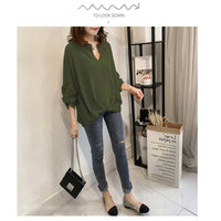 Load image into Gallery viewer, Women Solid Color Tops Wholesale 2112221948
