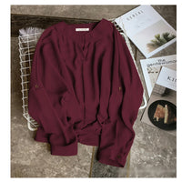 Load image into Gallery viewer, Women Solid Color Tops Wholesale 2112221948
