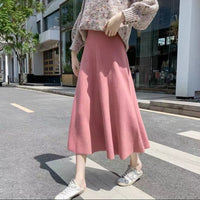 Load image into Gallery viewer, Women Solid Color Knitwear Skirts Wholesale 2112221961
