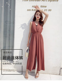 Load image into Gallery viewer, Women Solid Color Jumpsuits Wholesale 2112221976
