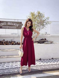 Load image into Gallery viewer, Women Solid Color Jumpsuits Wholesale 2112221976

