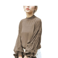 Load image into Gallery viewer, Women Solid Color Lace Tops Wholesale 2112222039
