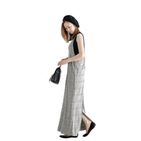 Load image into Gallery viewer, Women Solid Color Checked Dresses Wholesale 2112222104
