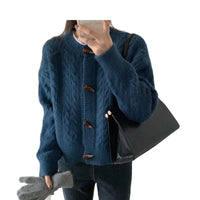 Load image into Gallery viewer, Women Solid Color Crochet Cardigan Wholesale 2112222129
