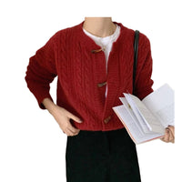 Load image into Gallery viewer, Women Solid Color Crochet Cardigan Wholesale 2112222129
