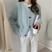 Load image into Gallery viewer, Women Solid Color Crochet Cardigan Wholesale 2112222129
