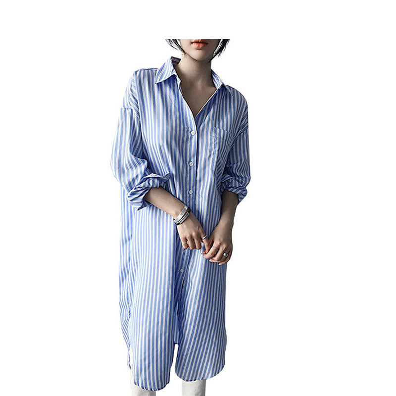 Women Striped Dresses Wholesale 2112222145