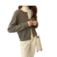 Load image into Gallery viewer, Women Solid Color Cardigan Wholesale 2112222390

