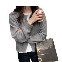 Load image into Gallery viewer, Women Solid Color Cardigan Wholesale 2112222390
