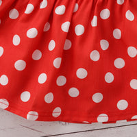 Load image into Gallery viewer, 2 Pieces Set Baby Kid Girls Christmas Animals Cartoon Print Tops And Polka dots Skirts Wholesale 21210002

