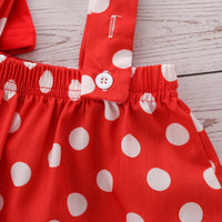 Load image into Gallery viewer, 2 Pieces Set Baby Kid Girls Christmas Animals Cartoon Print Tops And Polka dots Skirts Wholesale 21210002
