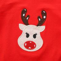 Load image into Gallery viewer, 2 Pieces Set Baby Kid Girls Christmas Animals Cartoon Print Tops And Polka dots Skirts Wholesale 21210002
