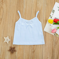 Load image into Gallery viewer, Baby Kid Girls Solid Color Muslin&amp;Ribbed Vests Waistcoats Tops Wholesale 21210034
