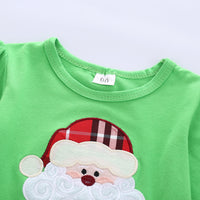 Load image into Gallery viewer, 2 Pieces Set Baby Kid Girls Christmas Tops And Checked Skirts Wholesale 21210058
