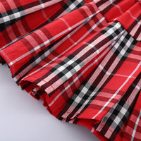 Load image into Gallery viewer, 2 Pieces Set Baby Kid Girls Christmas Tops And Checked Skirts Wholesale 21210058
