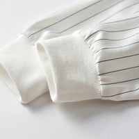 Load image into Gallery viewer, 2 Pieces Set Baby Kid Girls Striped Print Jackets Outwears Dinosaur Pants Wholesale 21429699
