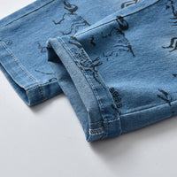 Load image into Gallery viewer, 2 Pieces Set Baby Kid Girls Striped Print Jackets Outwears Dinosaur Pants Wholesale 21429699
