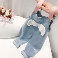 Load image into Gallery viewer, Baby Kid Girls Solid Color Muslin&amp;Ribbed Tops And Jumpsuits Wholesale 22011206
