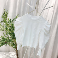 Load image into Gallery viewer, Baby Kid Girls Solid Color Muslin&amp;Ribbed Tops And Jumpsuits Wholesale 22011206
