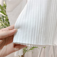 Load image into Gallery viewer, Baby Kid Girls Solid Color Muslin&amp;Ribbed Tops And Jumpsuits Wholesale 22011206
