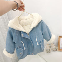 Load image into Gallery viewer, Baby Kid Girls Color-blocking Cartoon Jackets Outwears Wholesale 220112188
