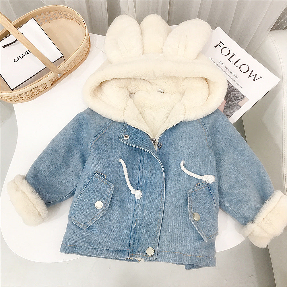 Baby Kid Girls Color-blocking Cartoon Jackets Outwears Wholesale 220112188