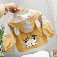 Load image into Gallery viewer, Baby Kid Boys Letters Color-blocking Print Jackets Outwears Wholesale 22011227
