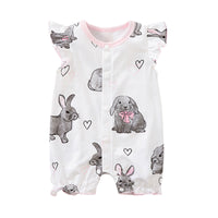 Load image into Gallery viewer, Baby Girls Cartoon Rompers Wholesale 22011319
