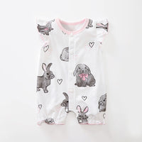 Load image into Gallery viewer, Baby Girls Cartoon Rompers Wholesale 22011319
